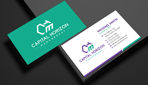 Business Card Design by Sun Moon Graphic Designer for Capital Horizon Management | Design: #32454860