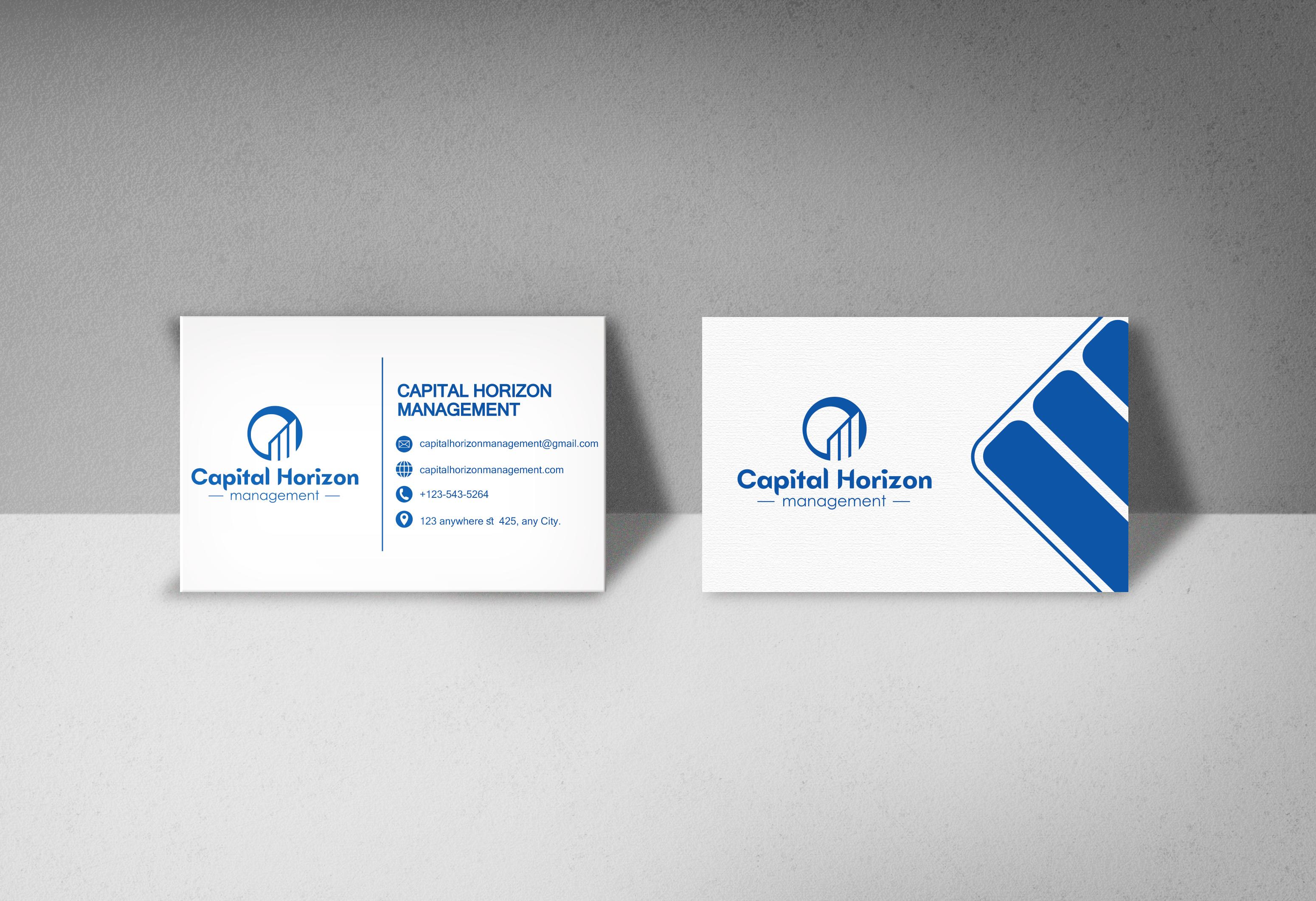 Business Card Design by GFXEXPERT474 for Capital Horizon Management | Design #32457857