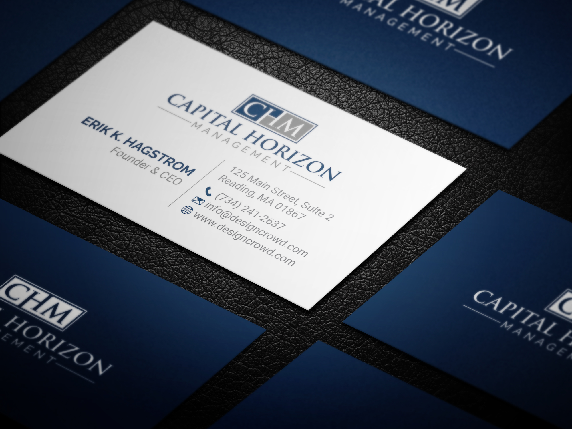Design de Carte de Visite par R.design pour Capital Horizon Management | Design #32455132