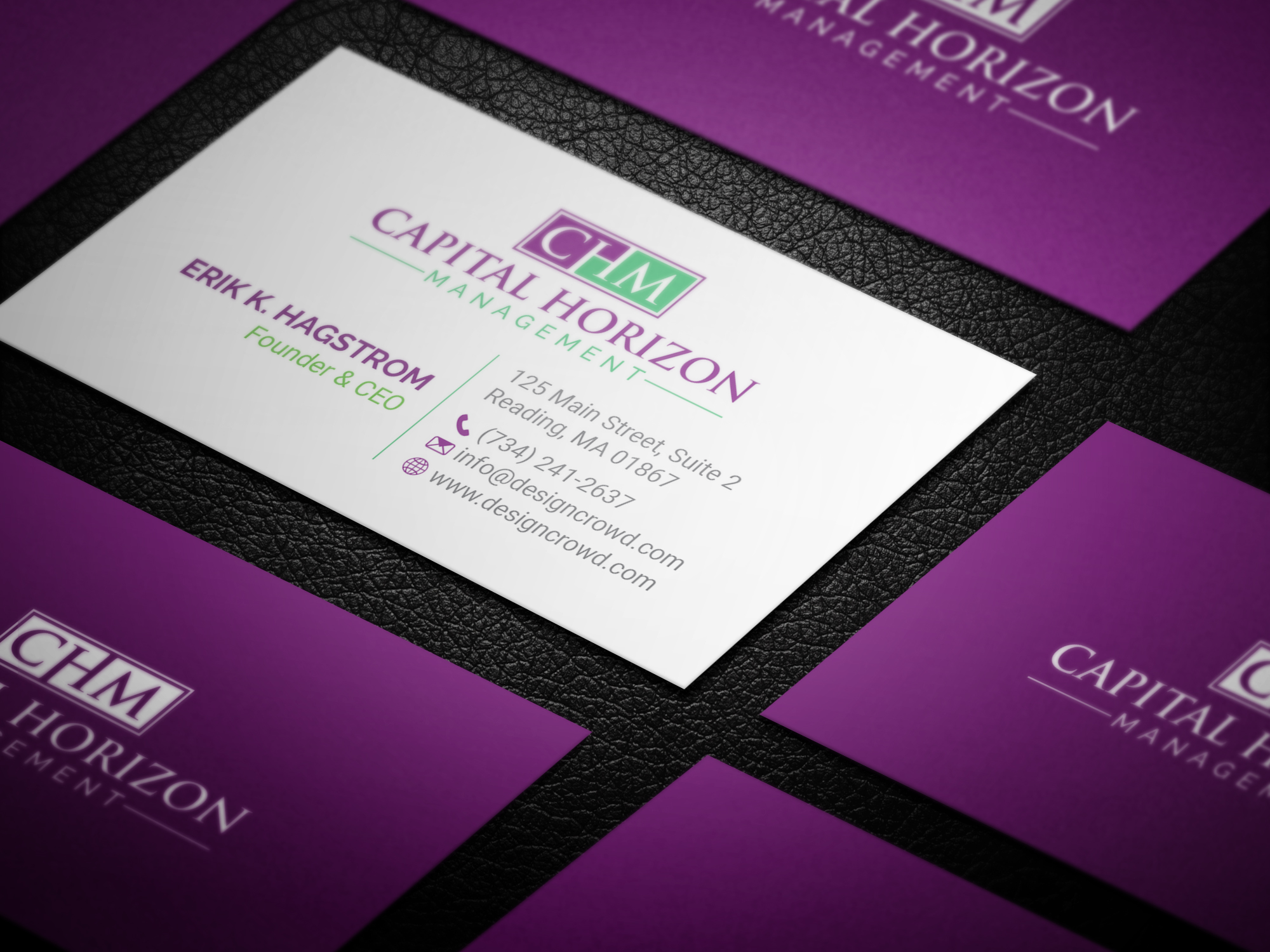 Design de Carte de Visite par R.design pour Capital Horizon Management | Design #32455157