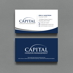 Business Card Design by R.design for Capital Horizon Management | Design: #32458673