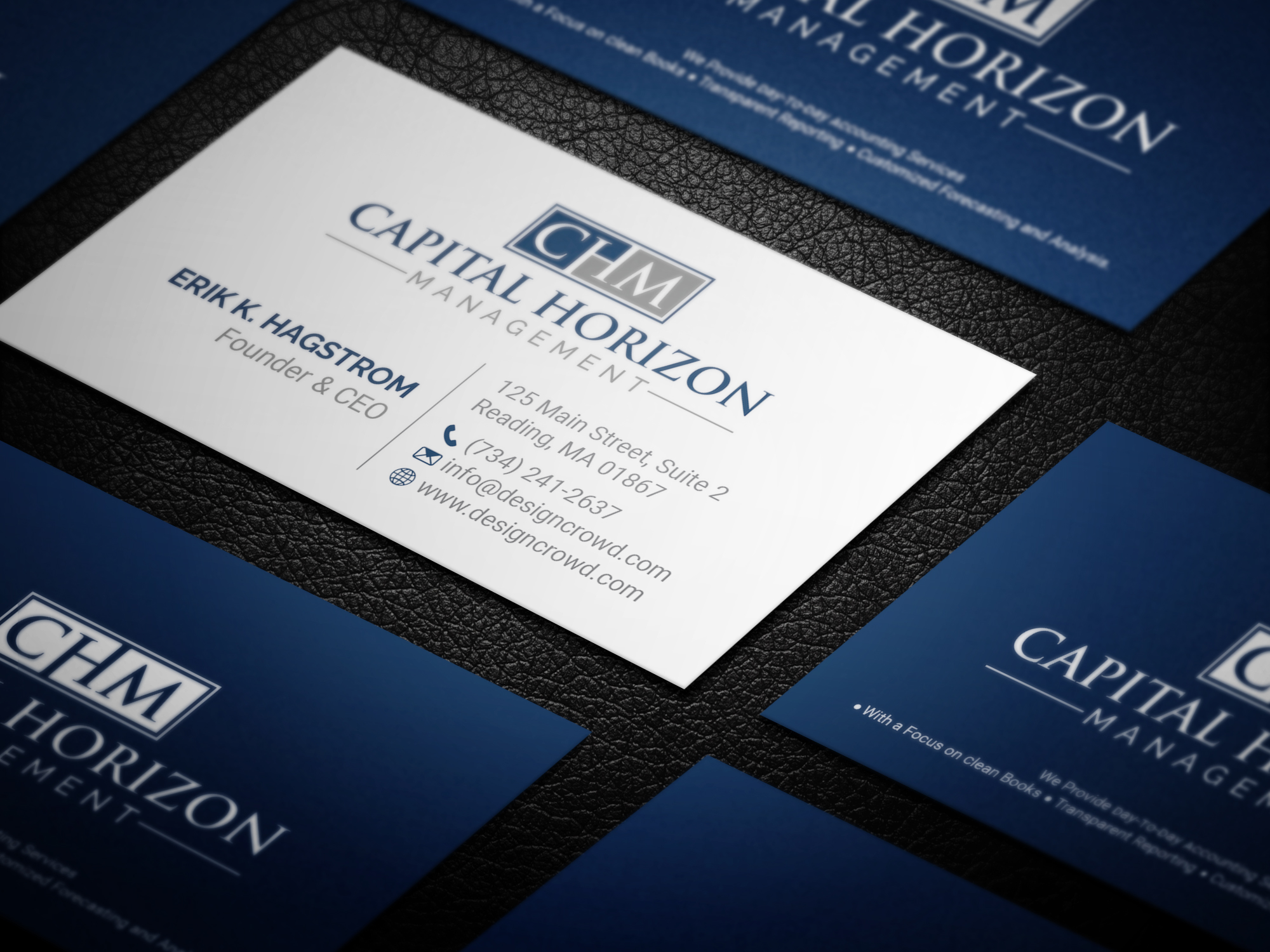 Design de Carte de Visite par R.design pour Capital Horizon Management | Design #32458687