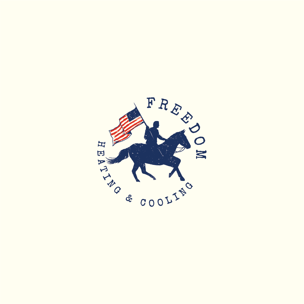 Logo Design by Jerwin Intac for Freedom Heating & Cooling | Design #32502594