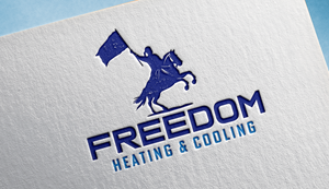 Logo Design by Rickyy for Freedom Heating & Cooling | Design: #32598466