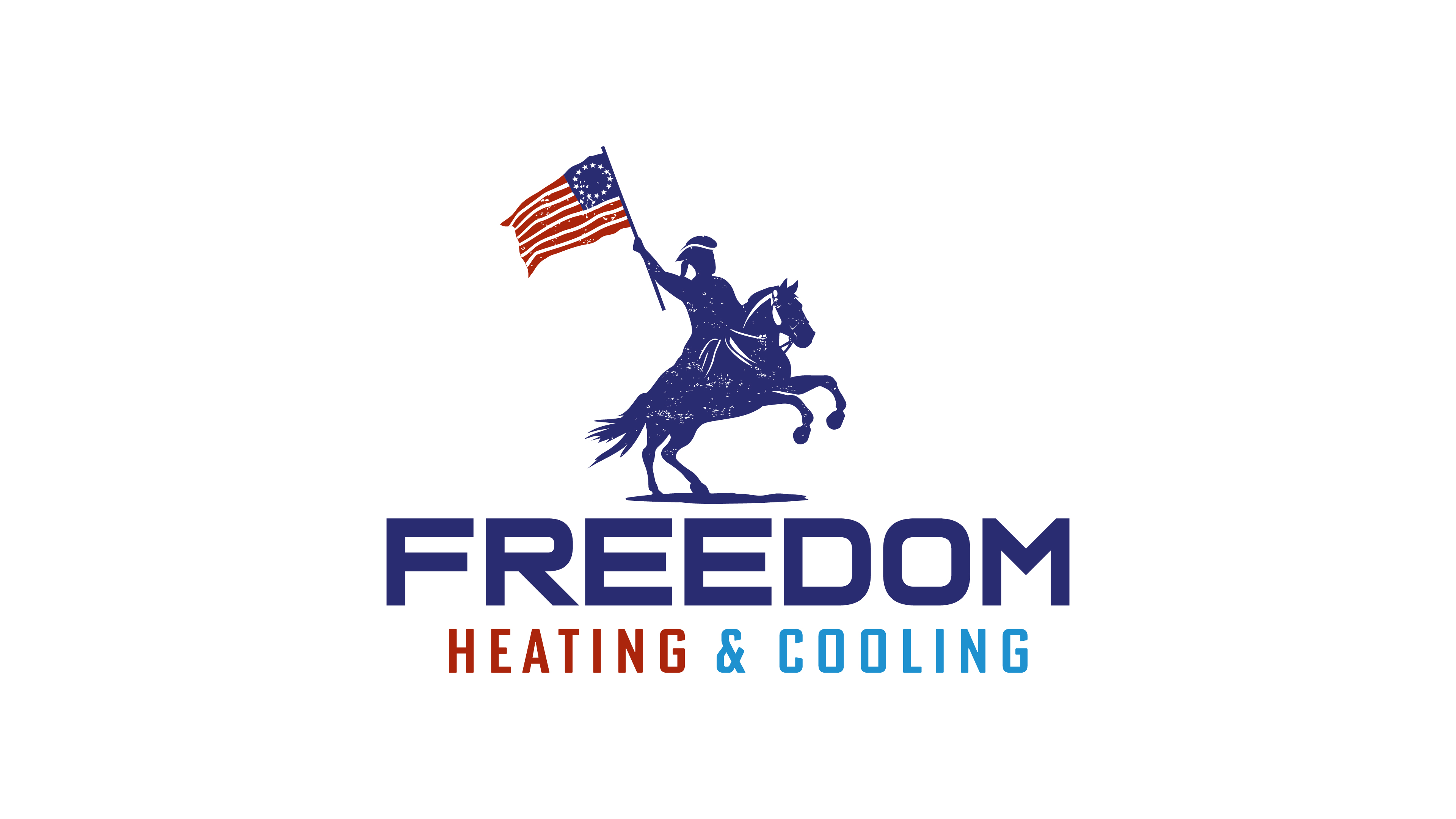 Logo Design by Rickyy for Freedom Heating & Cooling | Design #32690426