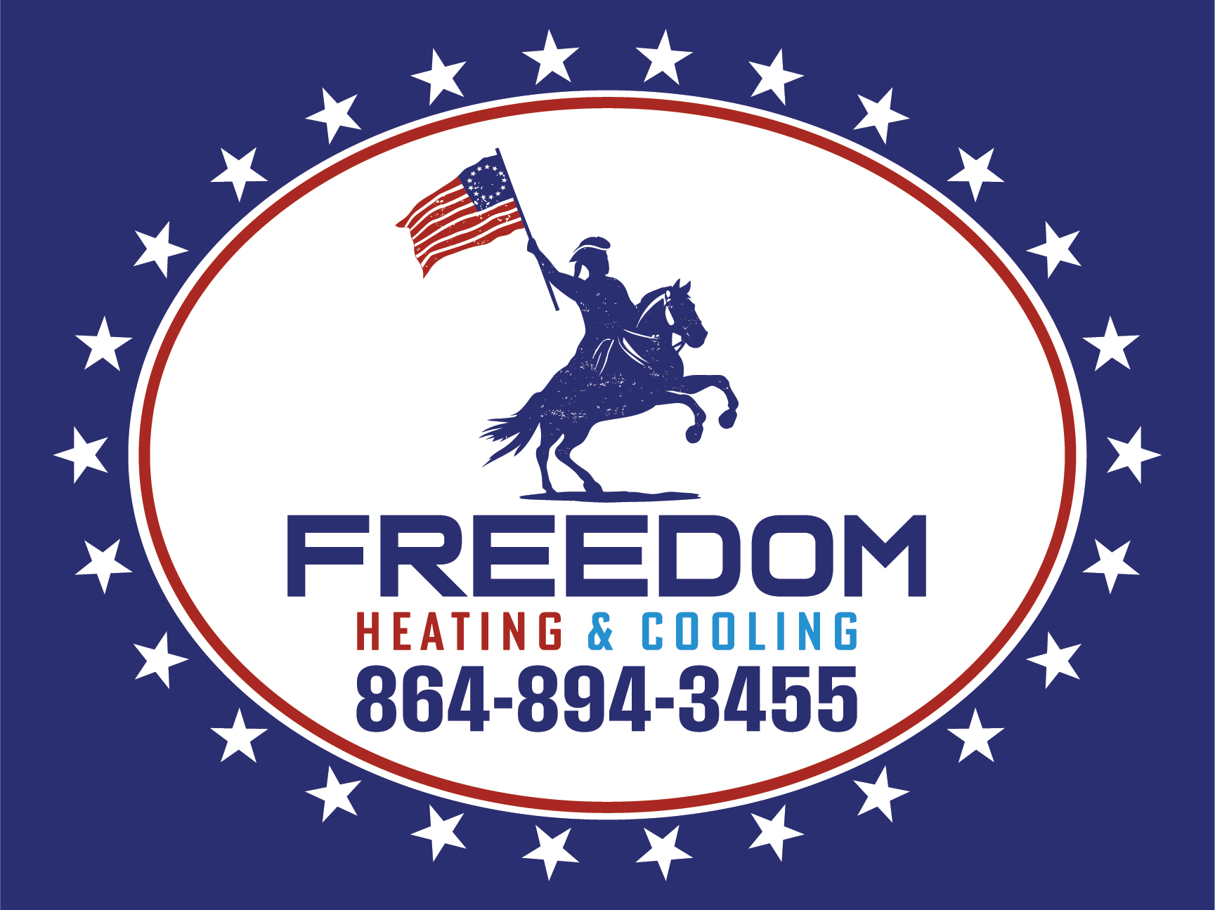 Logo-Design von Rickyy für Freedom Heating & Cooling | Design #35288612