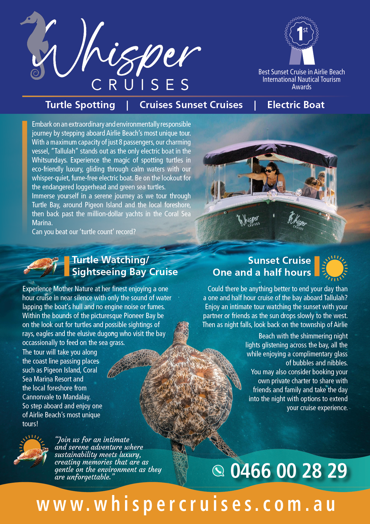 Diseño Gráfico por LOM para Whisper Cruises | Diseño #32490909