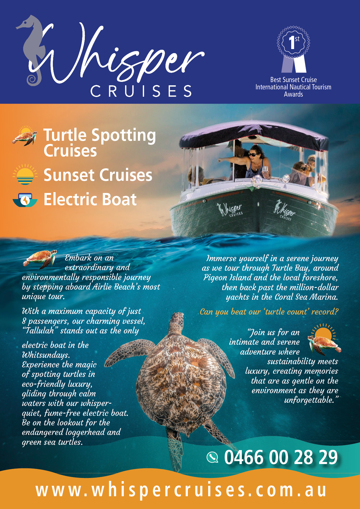 Graphic Design by LOM for Whisper Cruises | Design #32509893