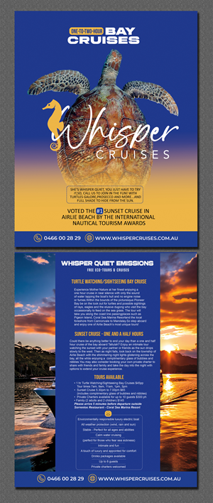 Graphic Design by Ramamoorthi Annadurai for Whisper Cruises | Design: #32465729