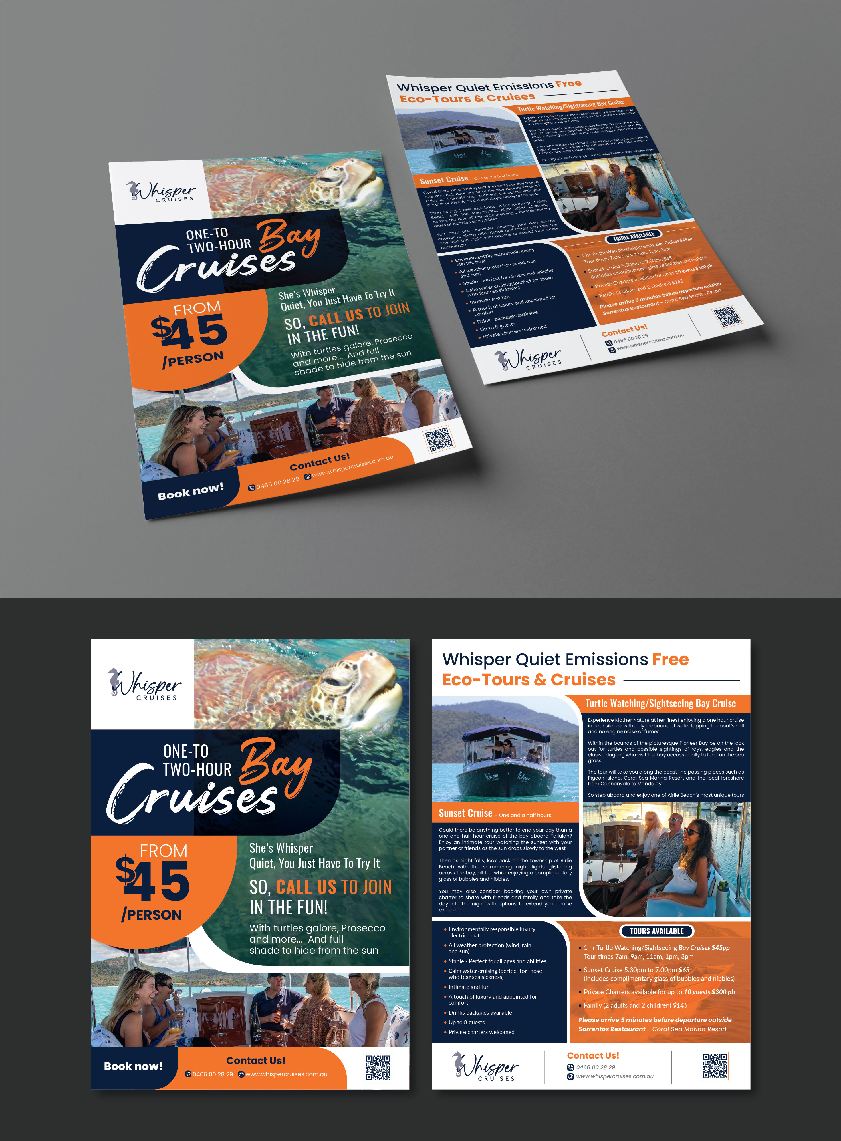 Graphic Design by artbitin for Whisper Cruises | Design #32459770