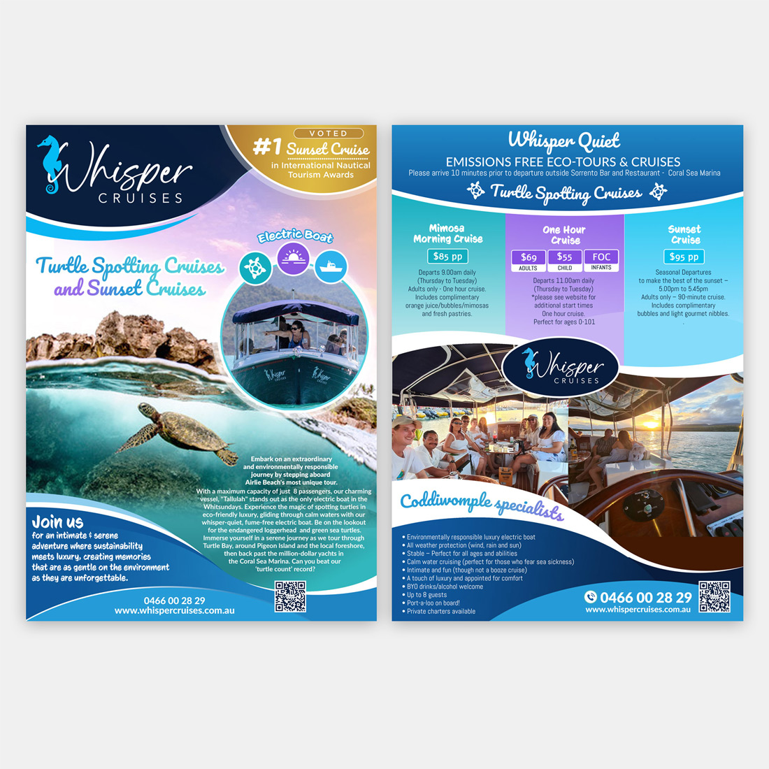 Graphic Design by DA. for Whisper Cruises | Design: #32496973