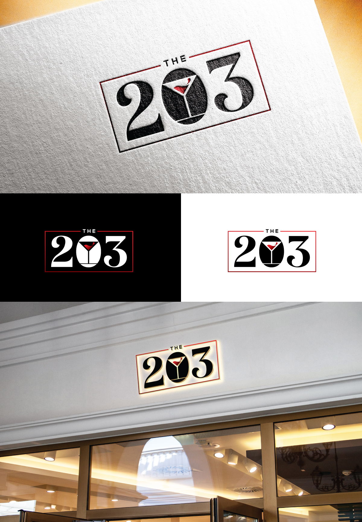 Logo Design by step forward 2 for The 203 | Design #32479571