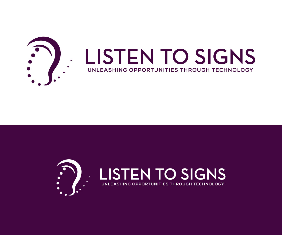 Logo Design by Kavth for Listen to Signs | Design #32506327