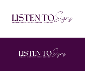 Logo Design by Kavth for Listen to Signs | Design: #32509469