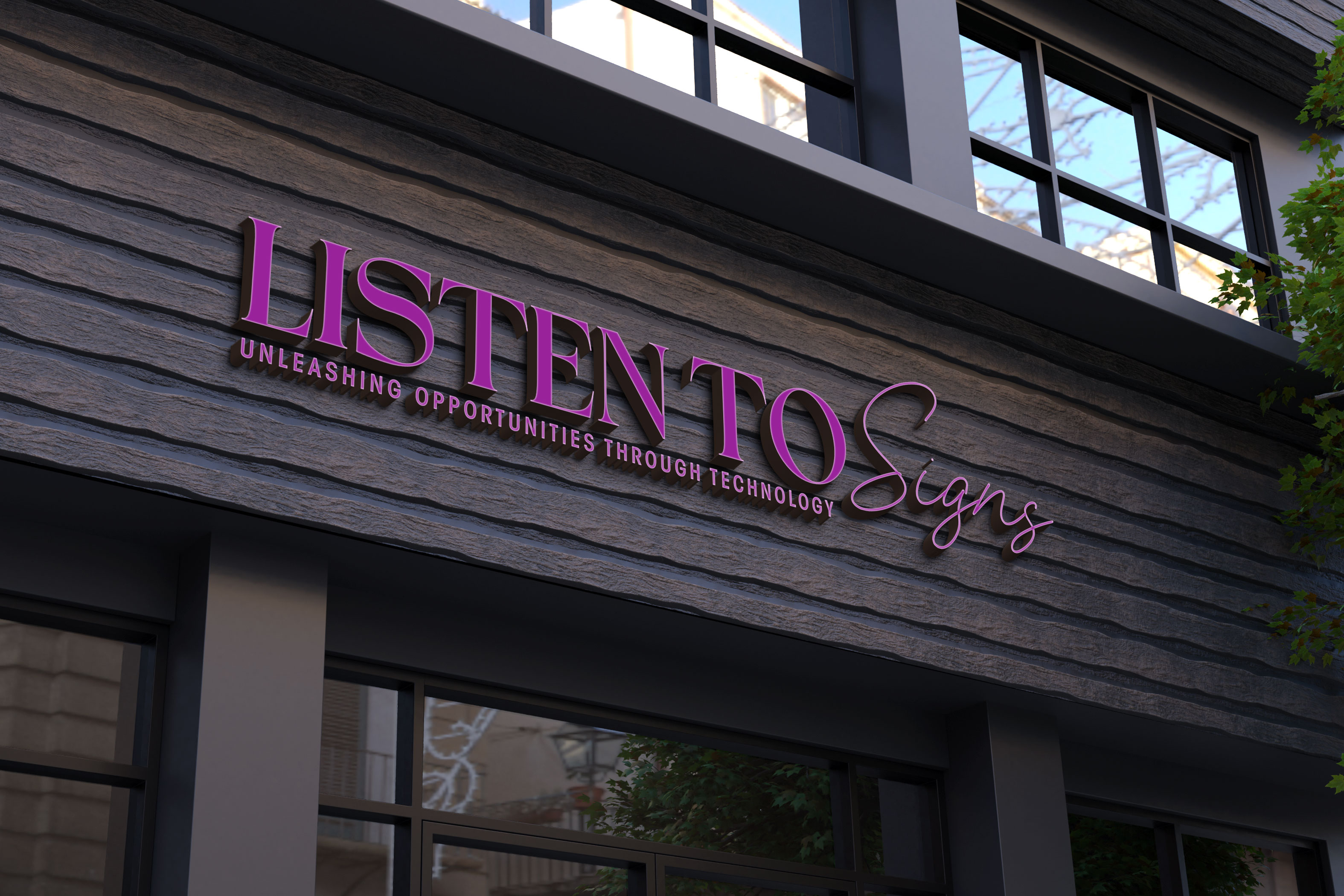 Logo Design by Kavth for Listen to Signs | Design #32512646