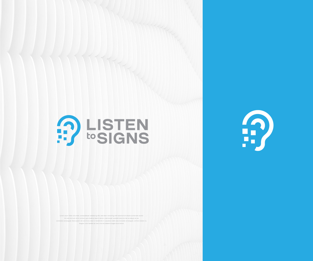 Logo Design by apik. for Listen to Signs | Design #32459340