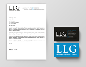 Diseño de Membrete por Expert Bappy para Lombardini Law Group | Diseño: #32463008