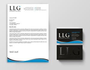Diseño de Membrete por Expert Bappy para Lombardini Law Group | Diseño: #32464886