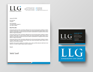 Diseño de Membrete por Expert Bappy para Lombardini Law Group | Diseño: #32464892