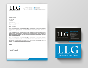 Letterhead Design by Expert Bappy for Lombardini Law Group | Design: #32464924
