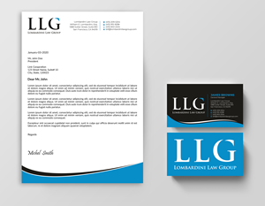 Letterhead Design by Expert Bappy for Lombardini Law Group | Design: #32464933