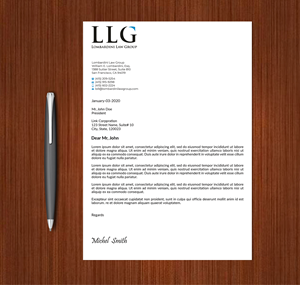Letterhead Design by Expert Bappy for Lombardini Law Group | Design: #32464966