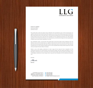 Letterhead Design by Expert Bappy for Lombardini Law Group | Design: #32464997