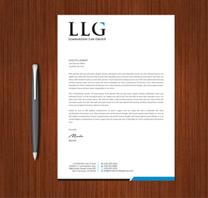 Letterhead Design by Expert Bappy for Lombardini Law Group | Design: #32464998