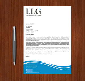 Letterhead Design by Expert Bappy for Lombardini Law Group | Design: #32465032