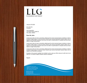 Letterhead Design by Expert Bappy for Lombardini Law Group | Design: #32465034