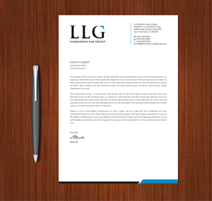 Letterhead Design by Expert Bappy for Lombardini Law Group | Design: #32465089
