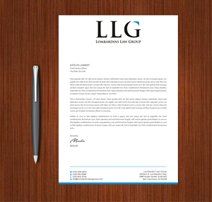 Letterhead Design by Expert Bappy for Lombardini Law Group | Design: #32465096