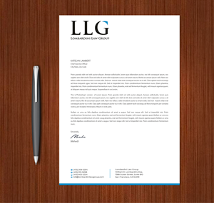Letterhead Design by Expert Bappy for Lombardini Law Group | Design: #32465112
