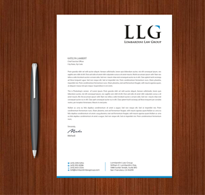 Letterhead Design by Expert Bappy for Lombardini Law Group | Design: #32465113
