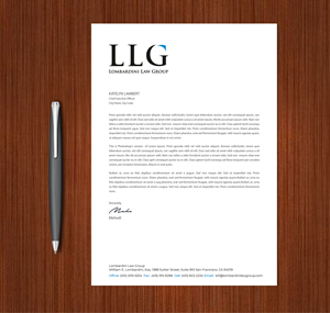 Letterhead Design by Expert Bappy for Lombardini Law Group | Design: #32465135