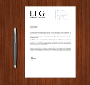 Letterhead Design by Expert Bappy for Lombardini Law Group | Design: #32476531