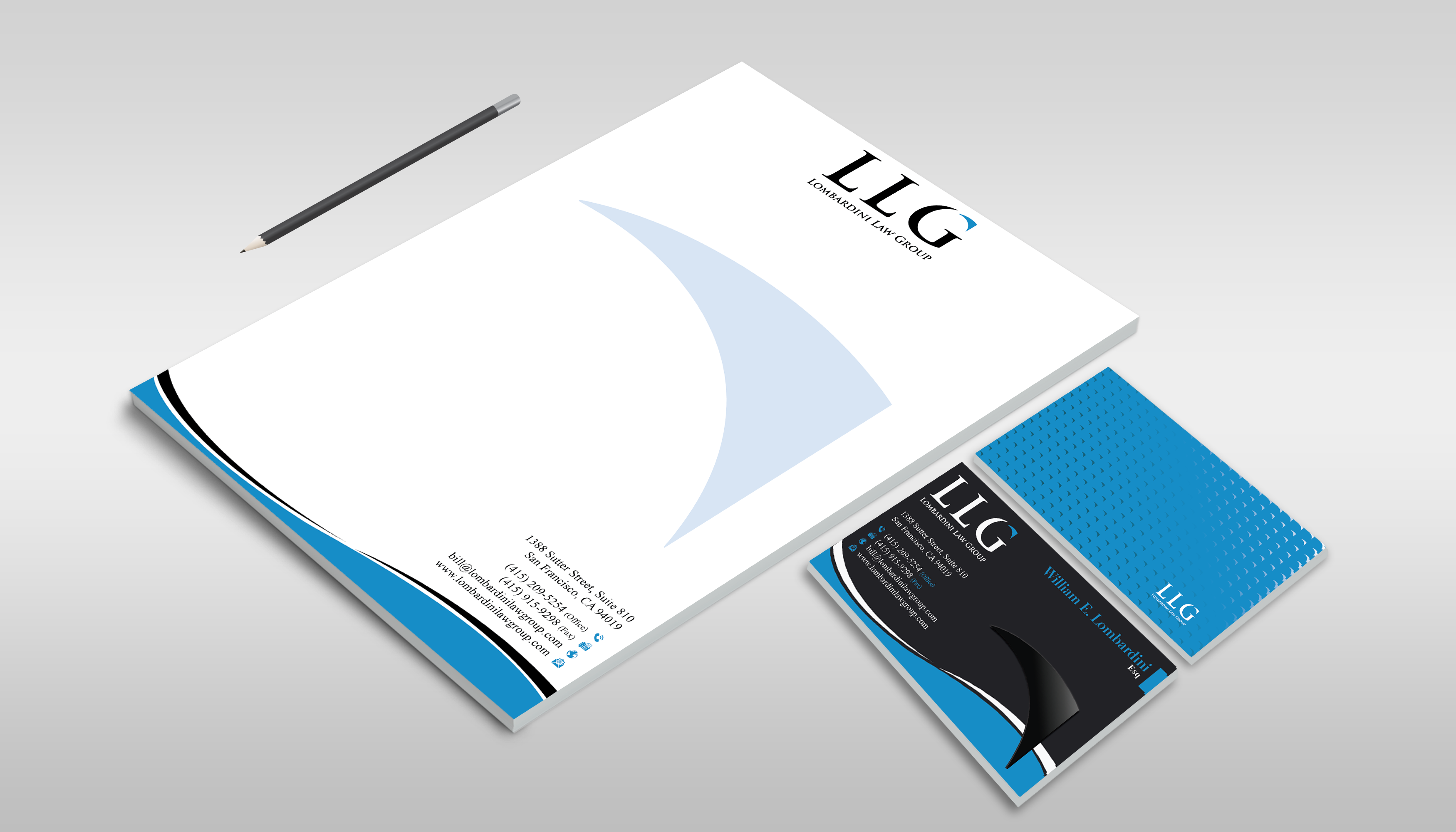 Letterhead Design by DesignerShahadat for Lombardini Law Group | Design #32459080