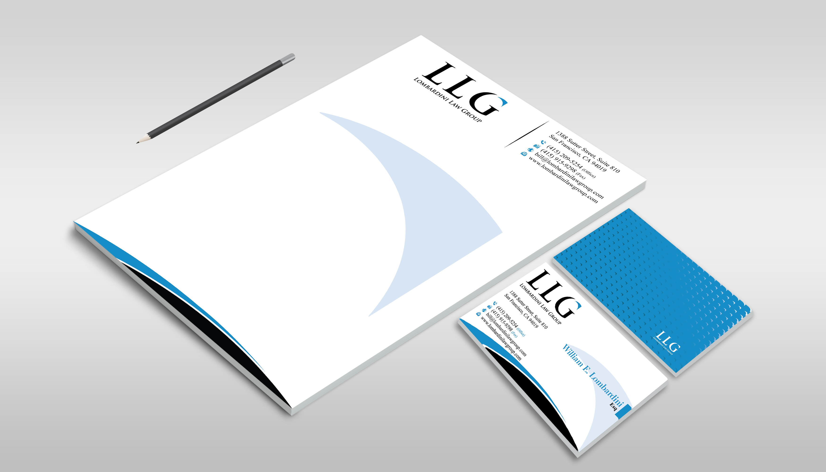 Letterhead Design by DesignerShahadat for Lombardini Law Group | Design #32459119