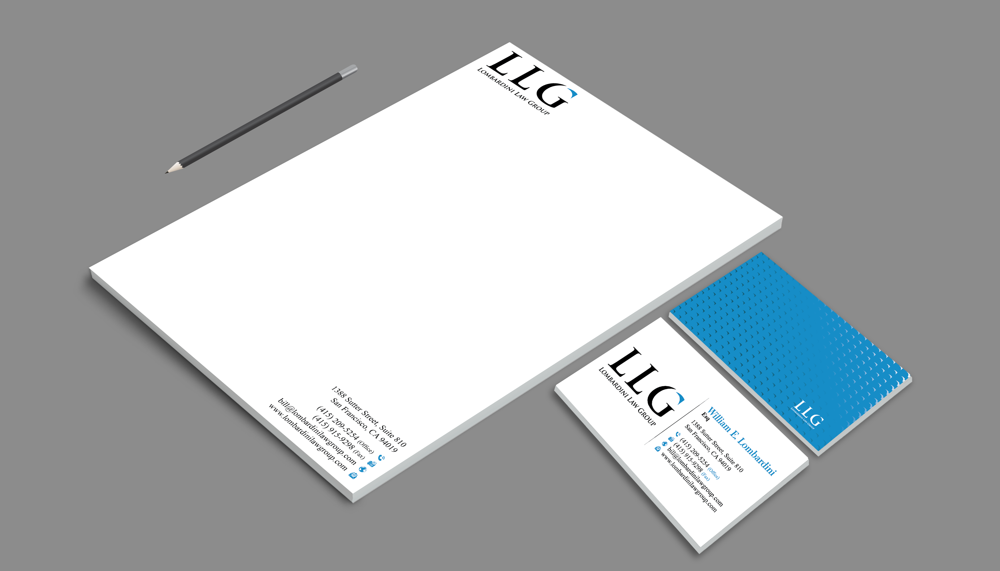 Letterhead Design by DesignerShahadat for Lombardini Law Group | Design #32459456