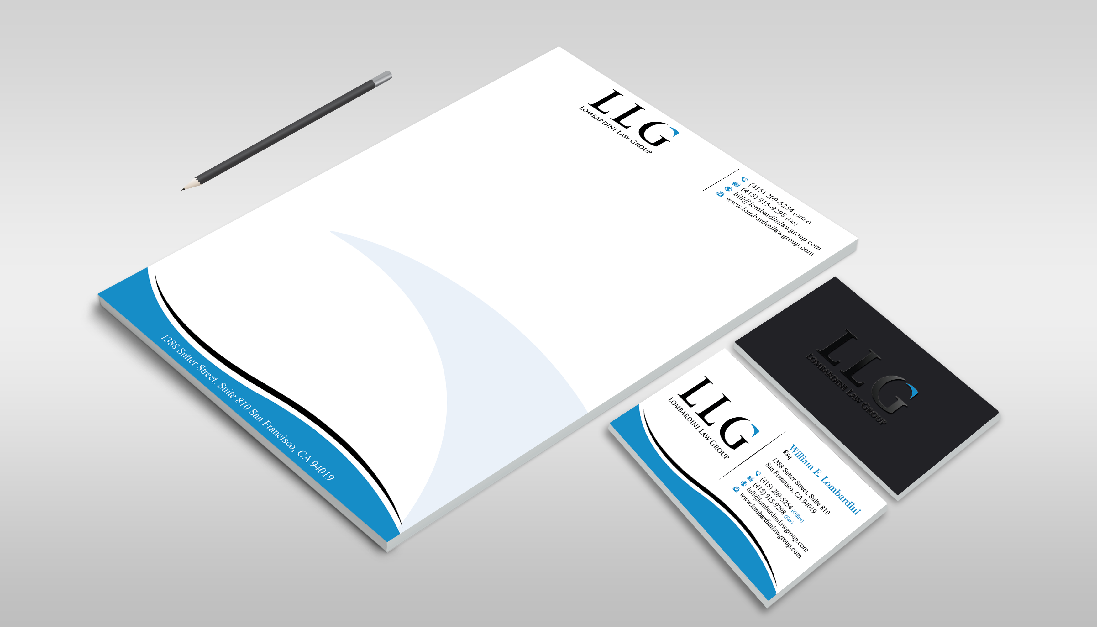 Letterhead Design by DesignerShahadat for Lombardini Law Group | Design #32463052