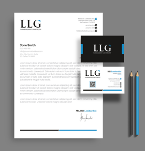 Diseño de Membrete por artbitin para Lombardini Law Group | Diseño: #32461320
