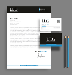 Diseño de Membrete por artbitin para Lombardini Law Group | Diseño: #32461321