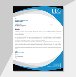 Design En-Tête par Gpder SA pour Lombardini Law Group | Design #32465551