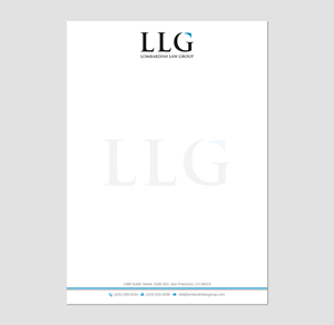 Diseño de Membrete por Imagine design000 para Lombardini Law Group | Diseño: #32459557