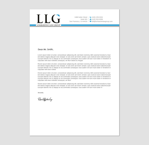 Diseño de Membrete por Imagine design000 para Lombardini Law Group | Diseño: #32459560