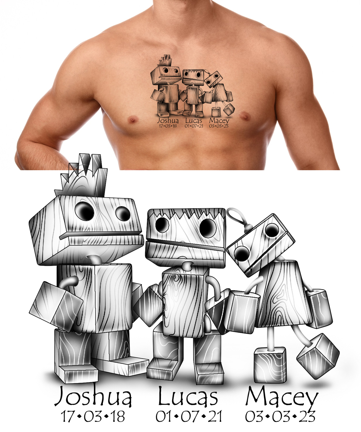 Tattoo Design by Kiki Hermawan for this project | Design #32483498