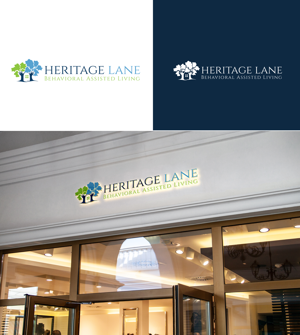 Diseño de Logo por RA-bica para Heritage Lane Behaivoral Assisted Living | Diseño #32473318