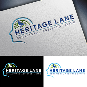 Logo Design by John Mark Arts for Heritage Lane Behaivoral Assisted Living | Design: #32469416