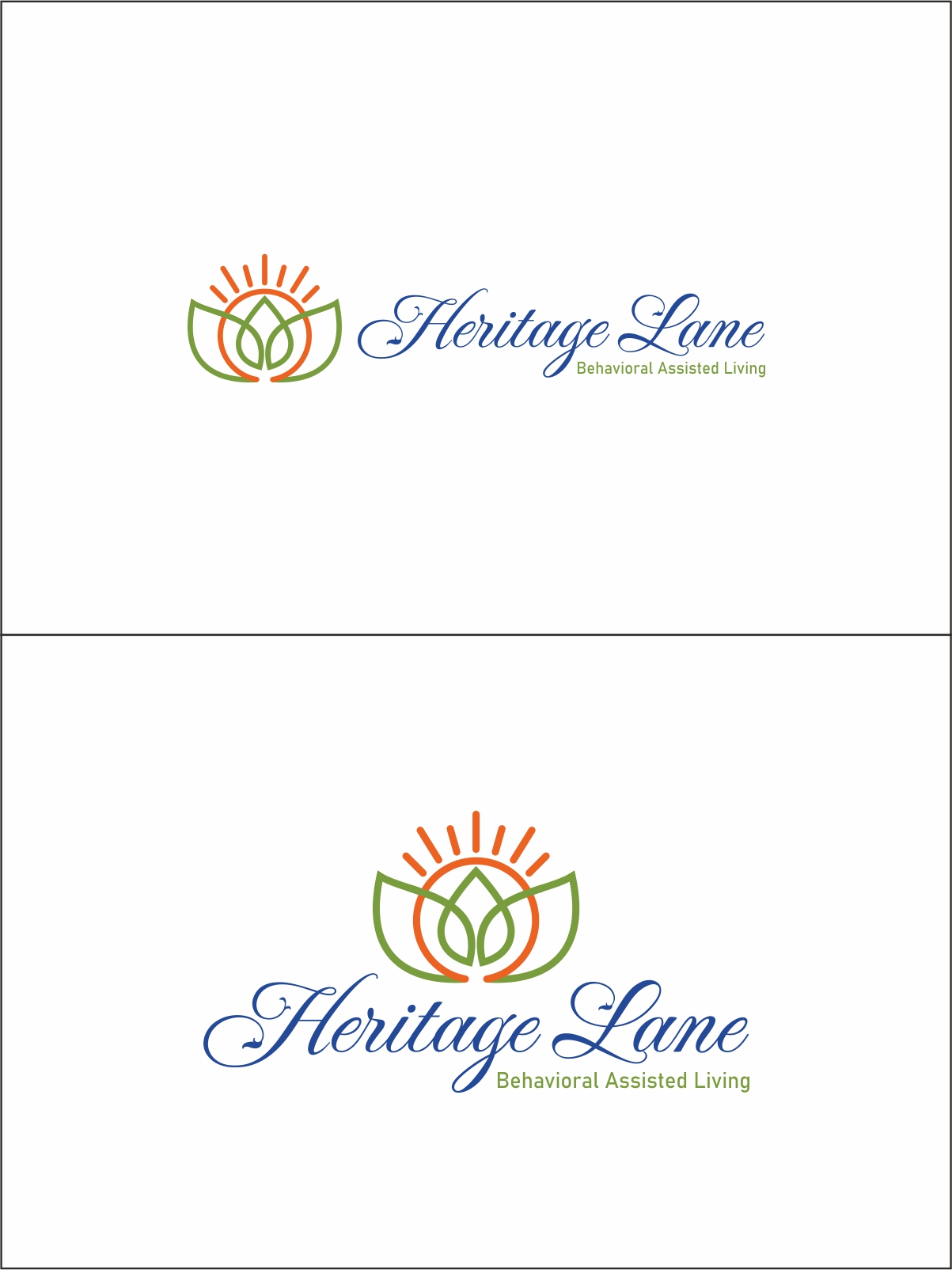 Logo Design by Robert Macwan for Heritage Lane Behaivoral Assisted Living | Design #32490355