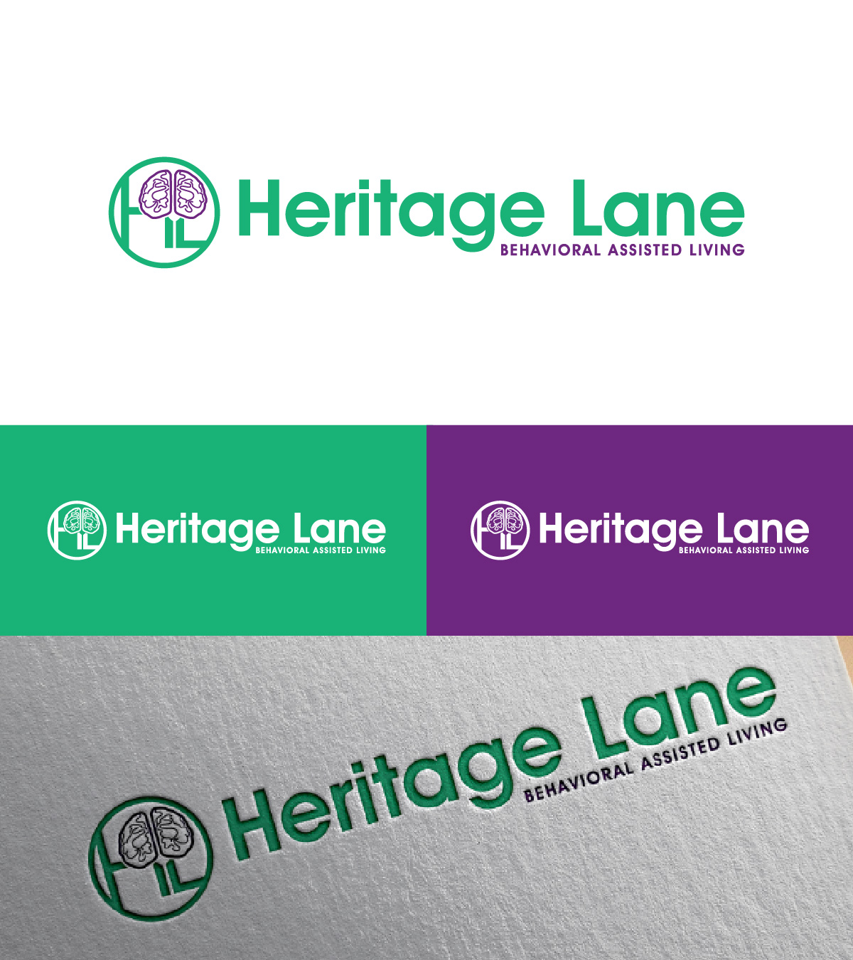 Logo Design by fly  design for Heritage Lane Behaivoral Assisted Living | Design #32475112